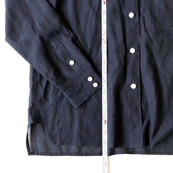 Marc by Marc Jacobs Womens Silk Blend Shirt Size 0 Semi-Sheer - Picture 15 of 15